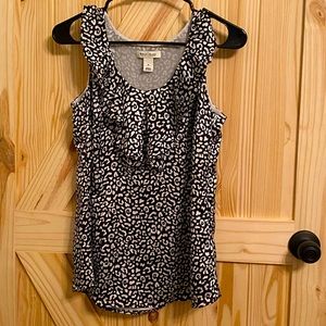 White House Black Market Short Sleeve Blouse, size small